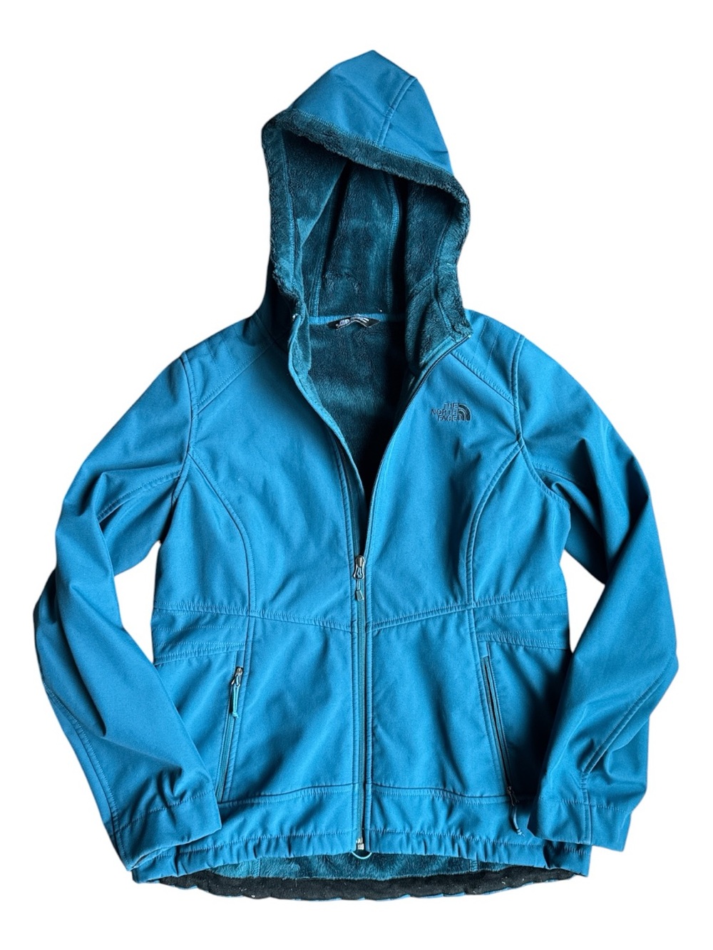 The North Face Women's Teal Hooded Performance Jacket